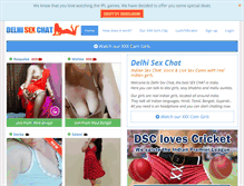 Tablet Screenshot of delhisexchat.com